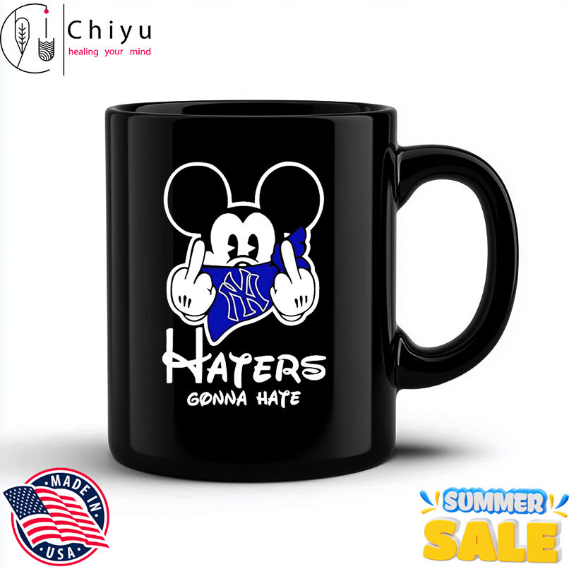 New York Yankees Mickey Mouse Disney Haters Gonna Hate Baseball shirt