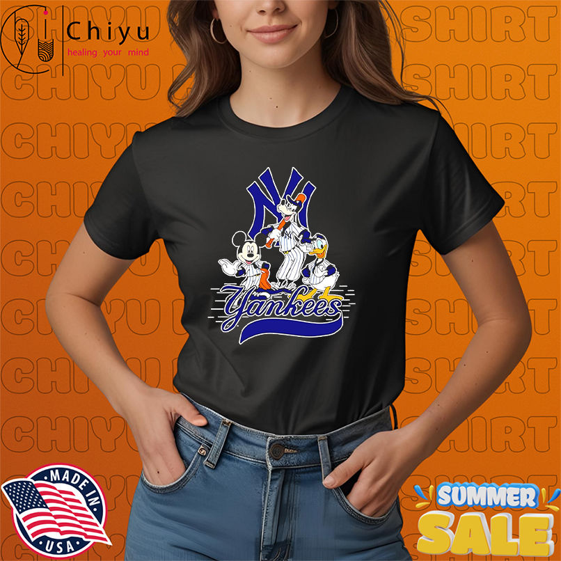 New York Yankees Mickey Mouse Donald Duck Goofy Champions shirt