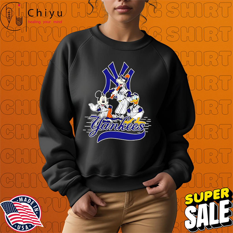 New York Yankees Mickey Mouse Donald Duck Goofy Champions shirt