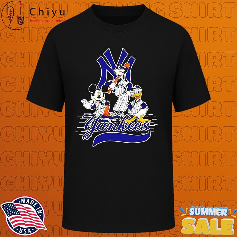 New York Yankees Mickey Mouse Donald Duck Goofy Champions shirt