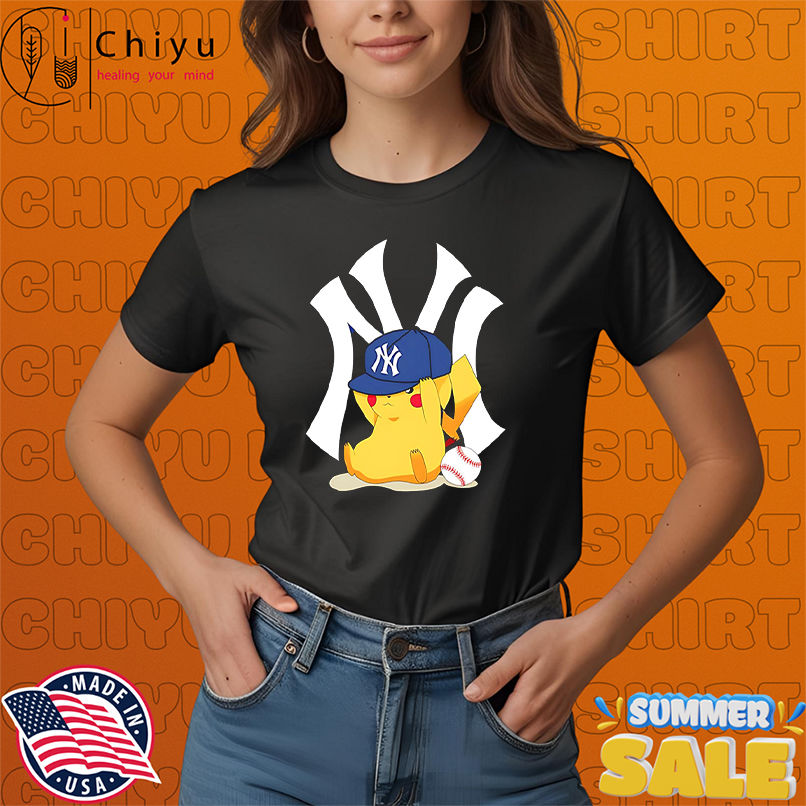 New York Yankees Pikachu Baseball shirt