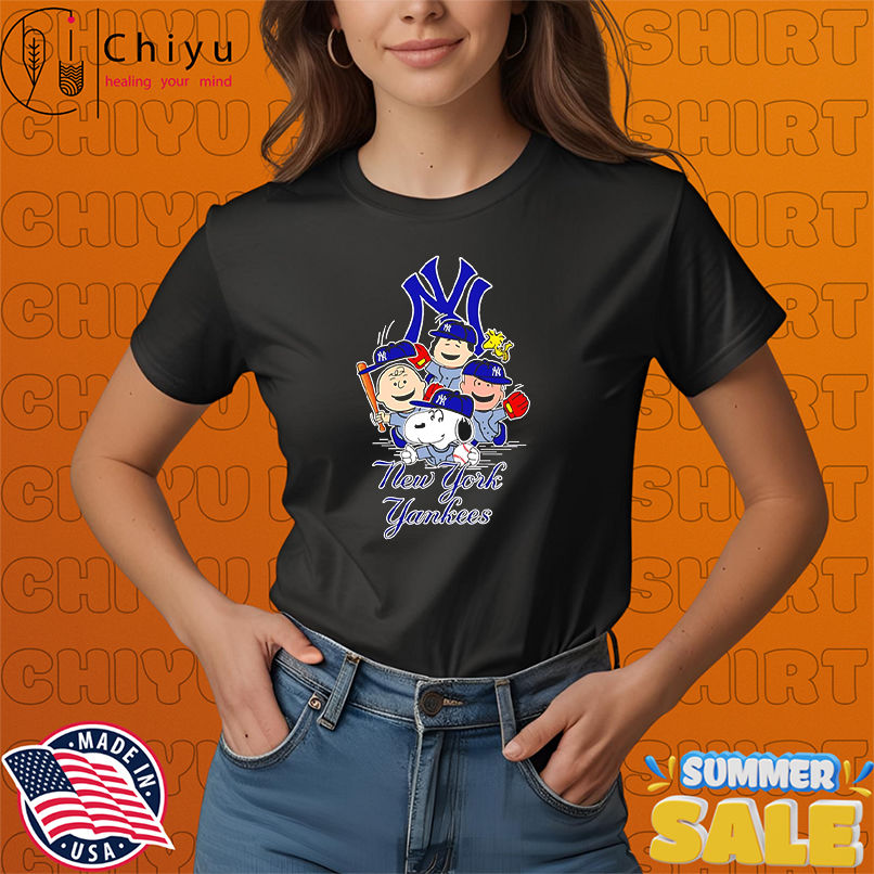 New York Yankees Snoopy Charlie Brown And Friends The Peanuts Baseball shirt