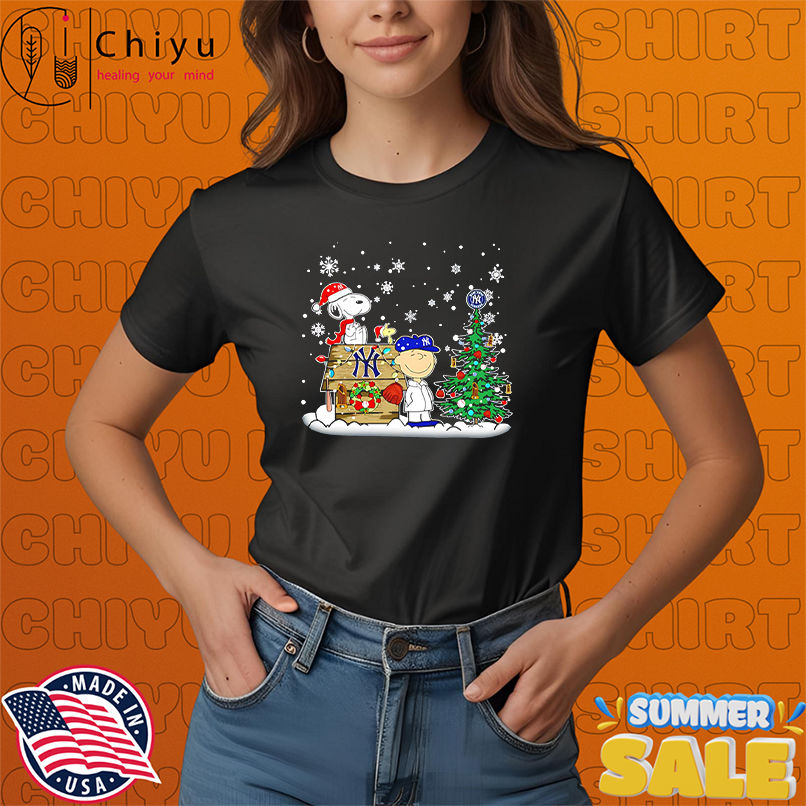 New York Yankees Snoopy Charlie Brown Christmas Baseball shirt