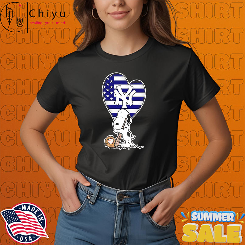 New York Yankees Snoopy Heart Love Yankees shirt