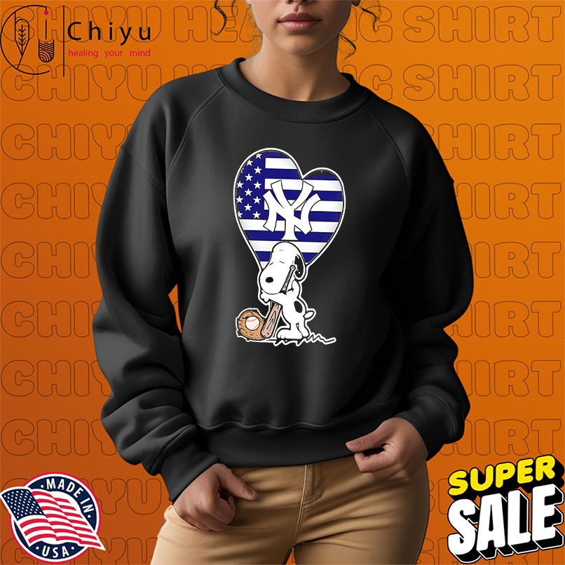 New York Yankees Snoopy Heart Love Yankees shirt