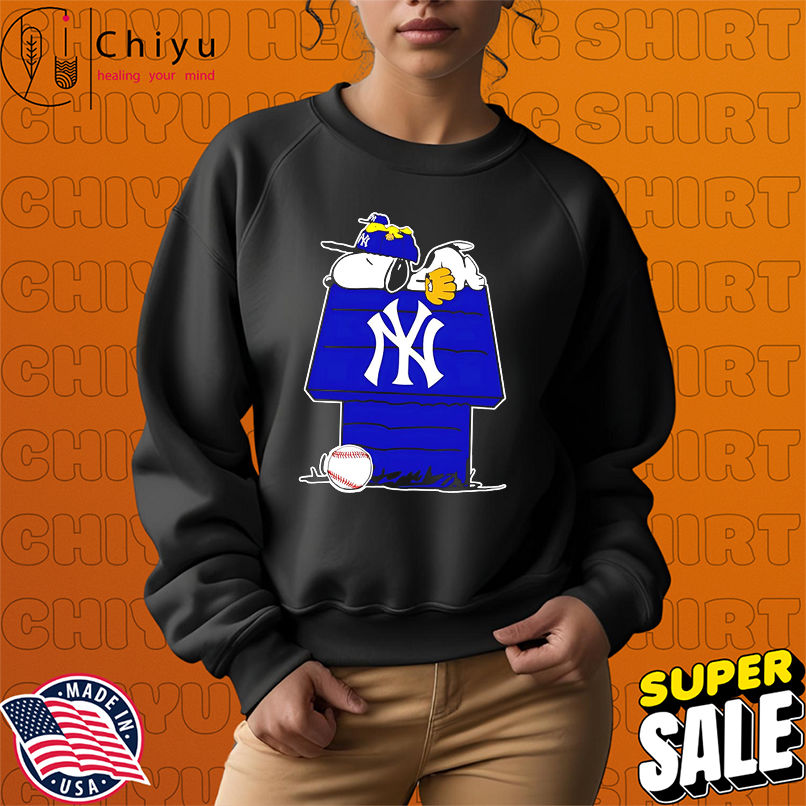 New York Yankees Snoopy House Woodstock The Peanuts Baseball shirt