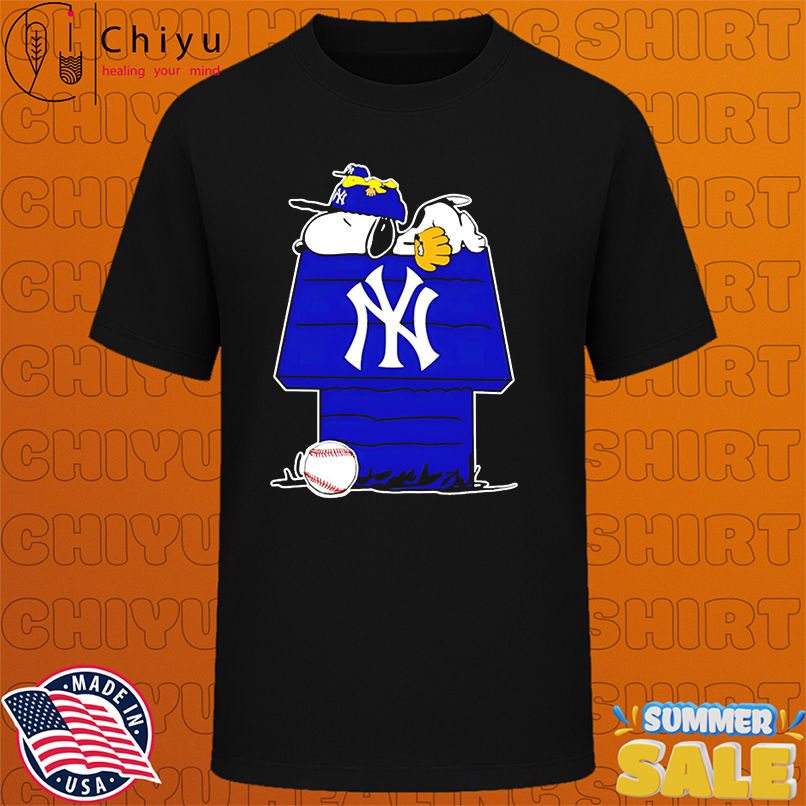 New York Yankees Snoopy House Woodstock The Peanuts Baseball shirt