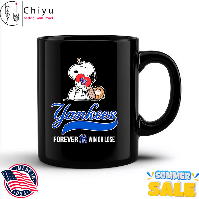 New York Yankees Snoopy Love Yakees Forever Win Or Lose shirt