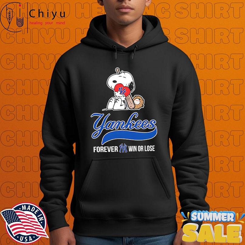 New York Yankees Snoopy Love Yakees Forever Win Or Lose shirt New York Yankees Snoopy Love Yakees Forever Win Or Lose shirt