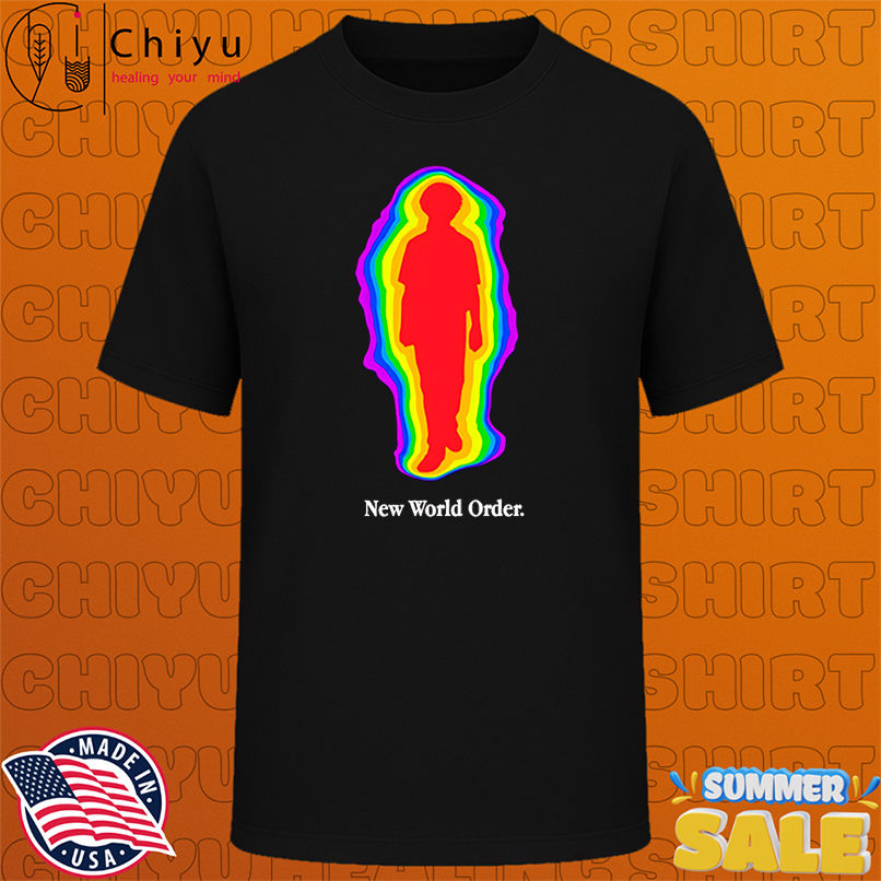 New world order rainbow shirt