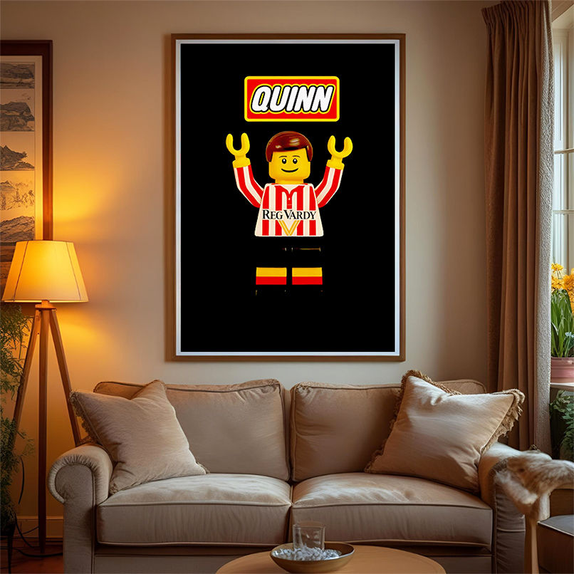 Niall Quinn Lego shirt Niall Quinn Lego shirt