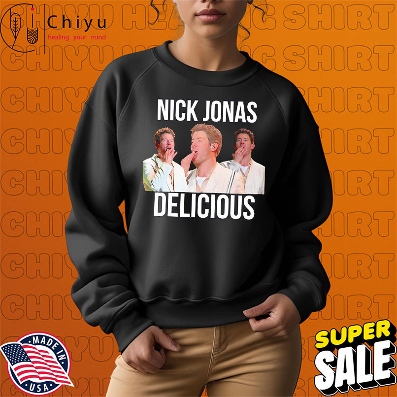 Nick Jonas delicious shirt