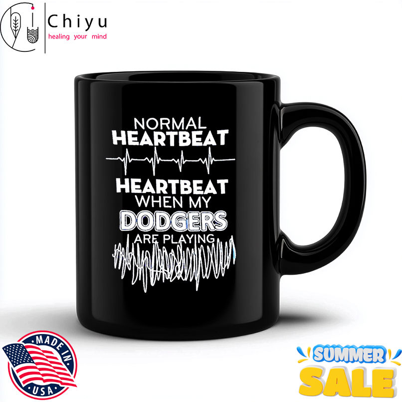 Normal Heartbeat Heartbeat When My Dodgers Are Playing shirt