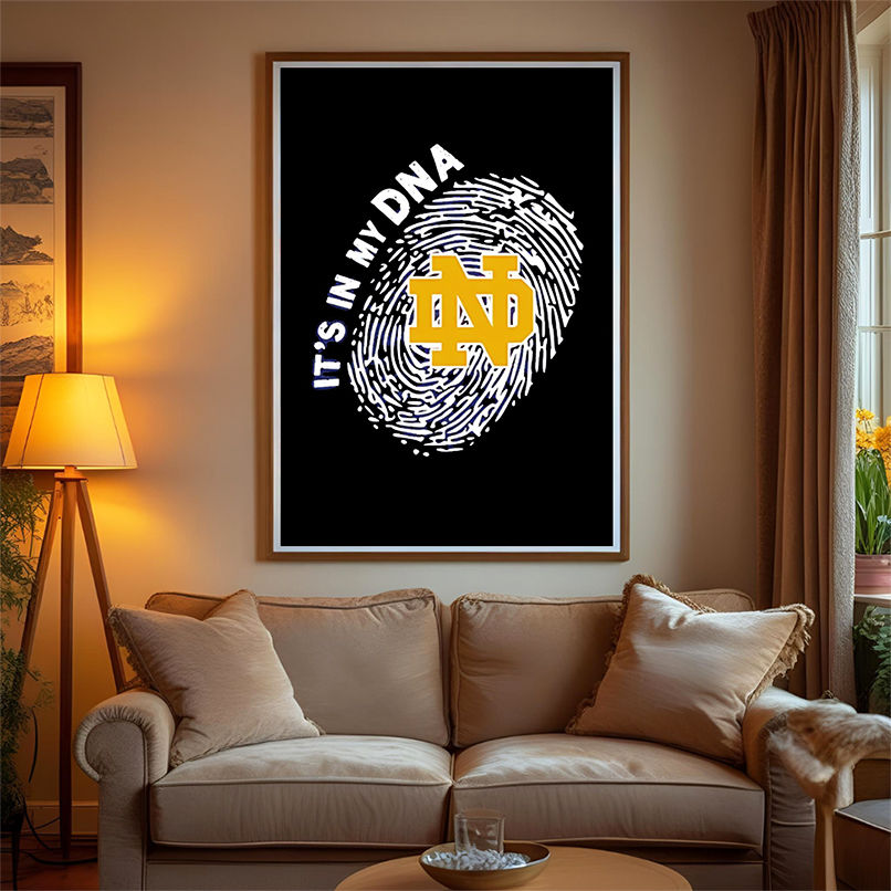 Notre Dame Fighting Irish in my DNA design shirt Notre Dame Fighting Irish in my DNA design shirt