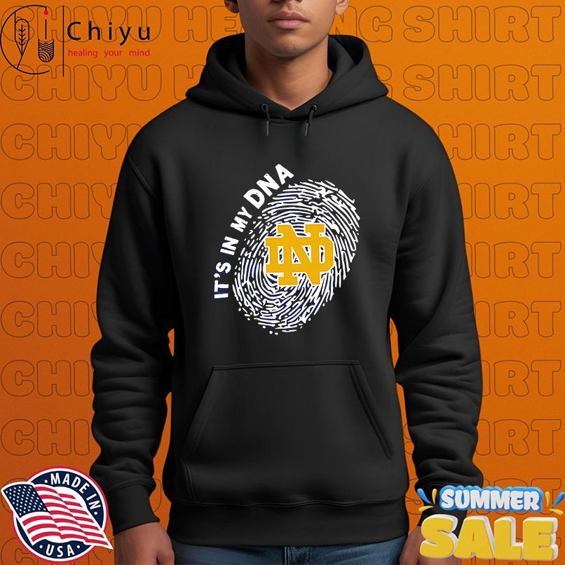 Notre Dame Fighting Irish in my DNA design shirt Notre Dame Fighting Irish in my DNA design shirt