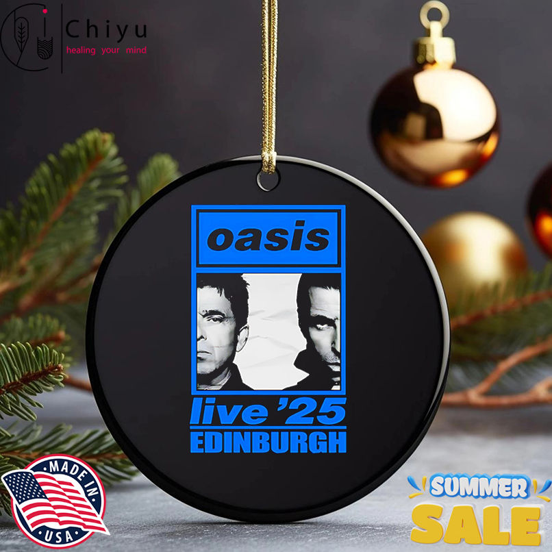 Oasis Edinburgh Aug 09 2025 shirt