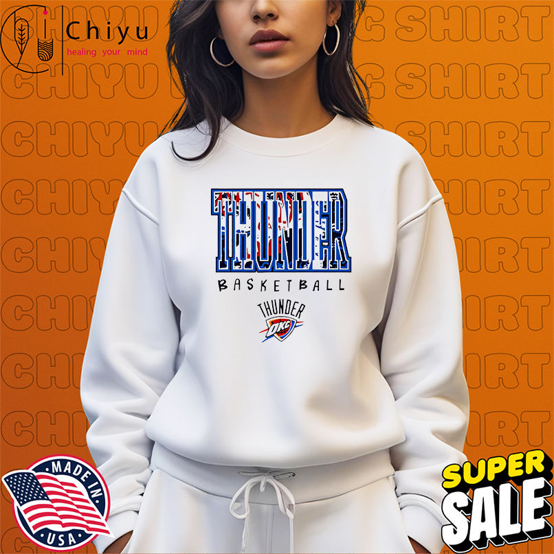 Oklahoma City Thunder Basketball Boys canvas short logo shirt Oklahoma City Thunder Basketball Boys canvas short logo shirt