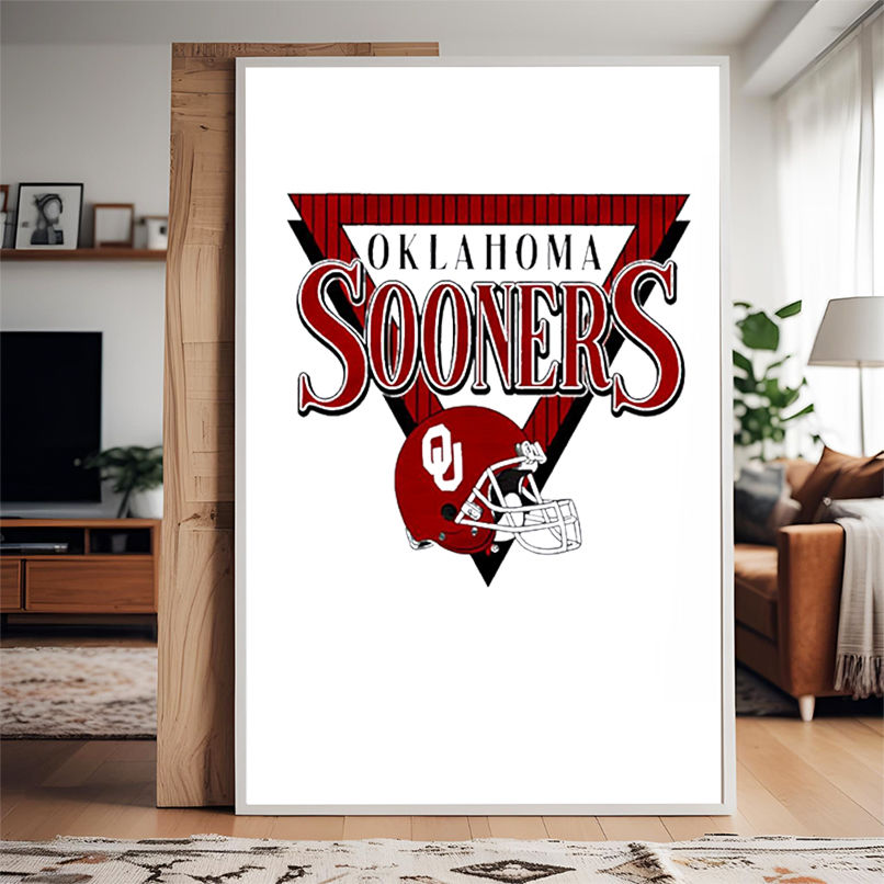 Oklahoma Sooners helmet triangle shirt Oklahoma Sooners helmet triangle shirt