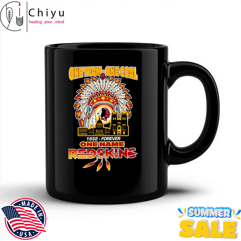 One team one goal 1932 forever one name Redskins skyline city shirt