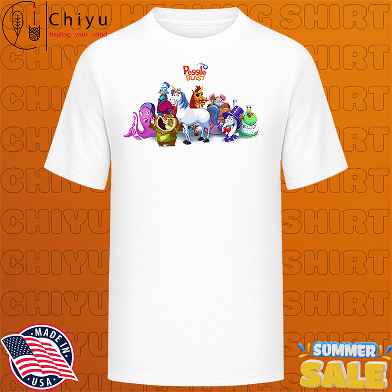 Peggle Blast characters shirt