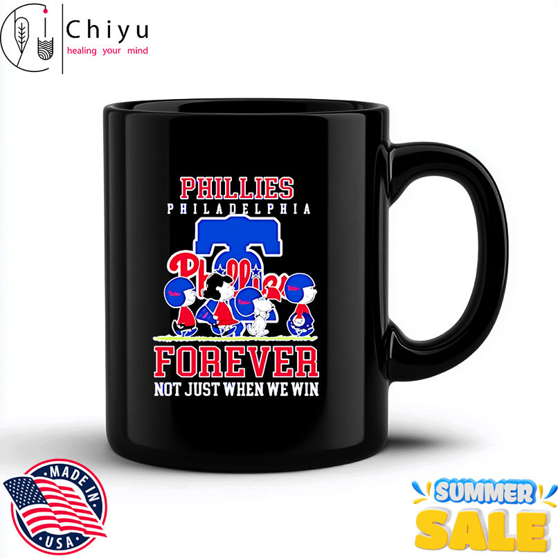 Philadelphia Phillies forever not just when we win Peanuts shirt
