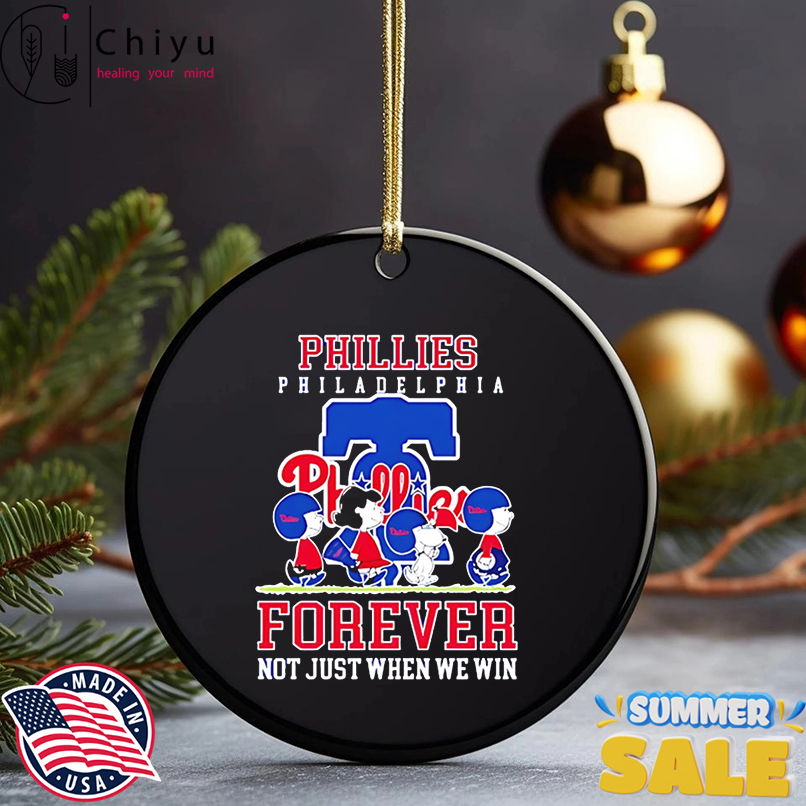 Philadelphia Phillies forever not just when we win Peanuts shirt Philadelphia Phillies forever not just when we win Peanuts shirt