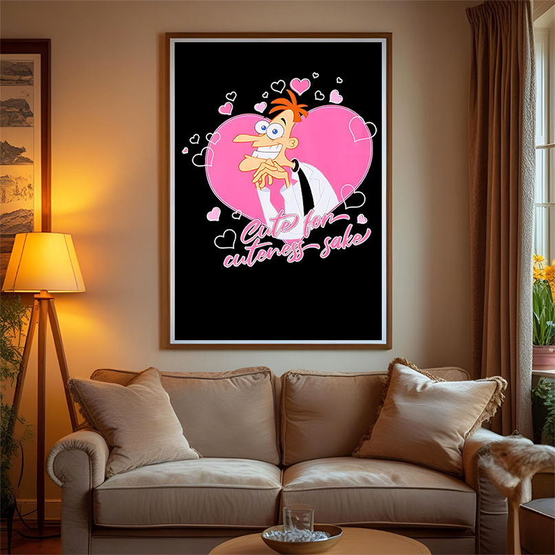 Phineas and Ferb Doofenshmirtz heart shirt Phineas and Ferb Doofenshmirtz heart shirt