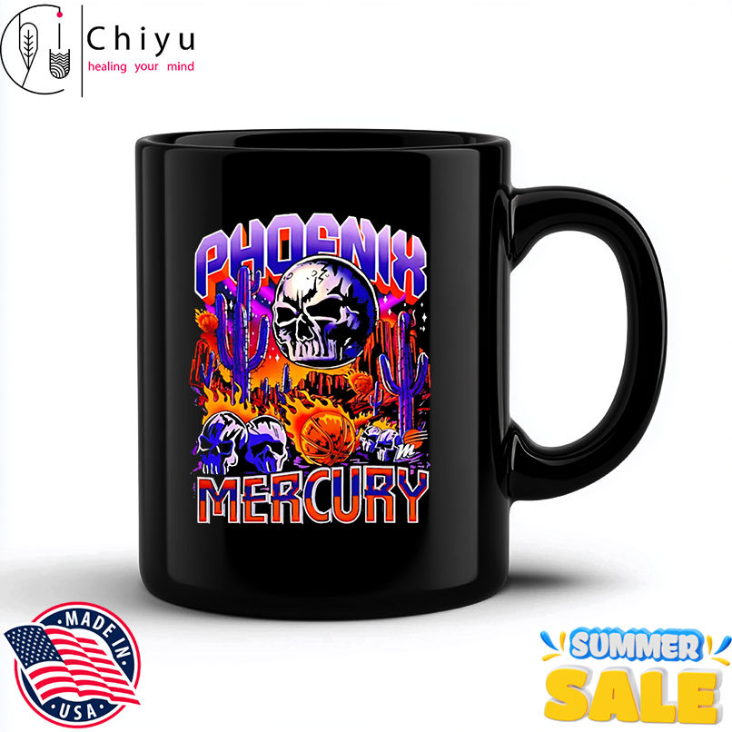 Phoenix Mercury Wnba Skull cactus shirt