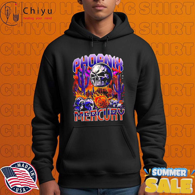 Phoenix Mercury Wnba Skull cactus shirt