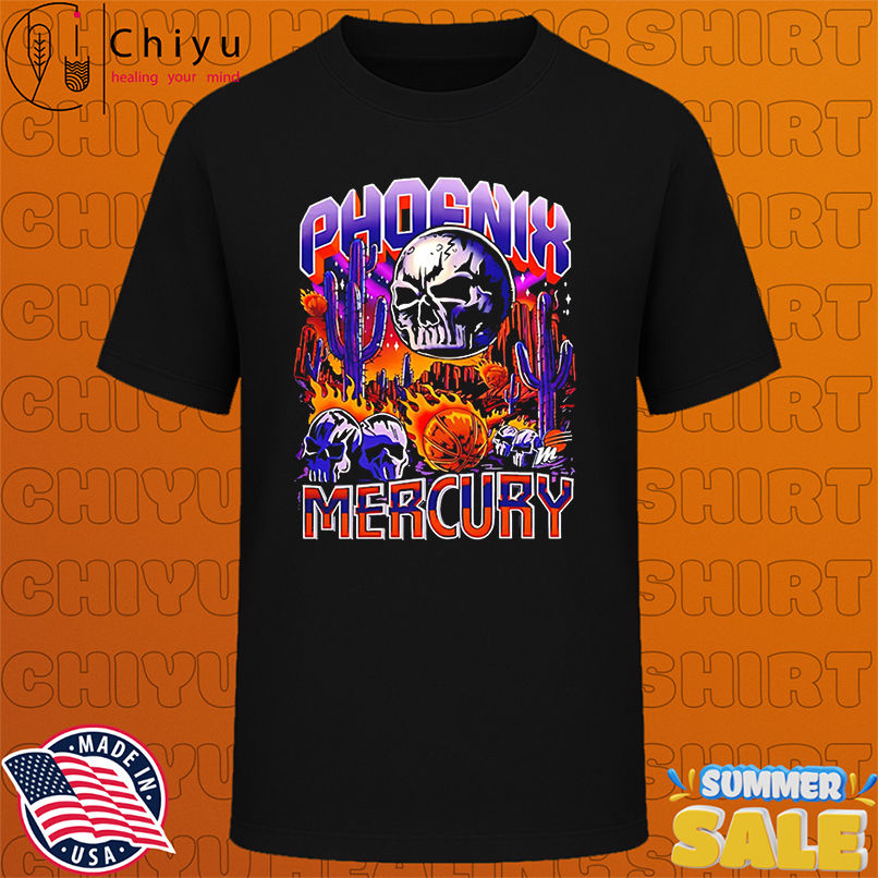 Phoenix Mercury Wnba Skull cactus shirt