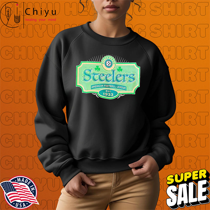 Pittsburgh Steelers American Football League Est 1933 logo shirt Pittsburgh Steelers American Football League Est 1933 logo shirt
