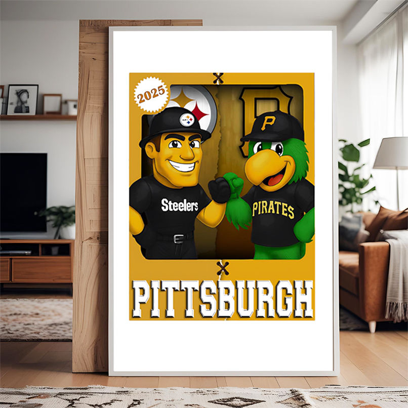 Pittsburgh Steelers and Pittsburgh Pirates mascot play card shirt Pittsburgh Steelers and Pittsburgh Pirates mascot play card shirt