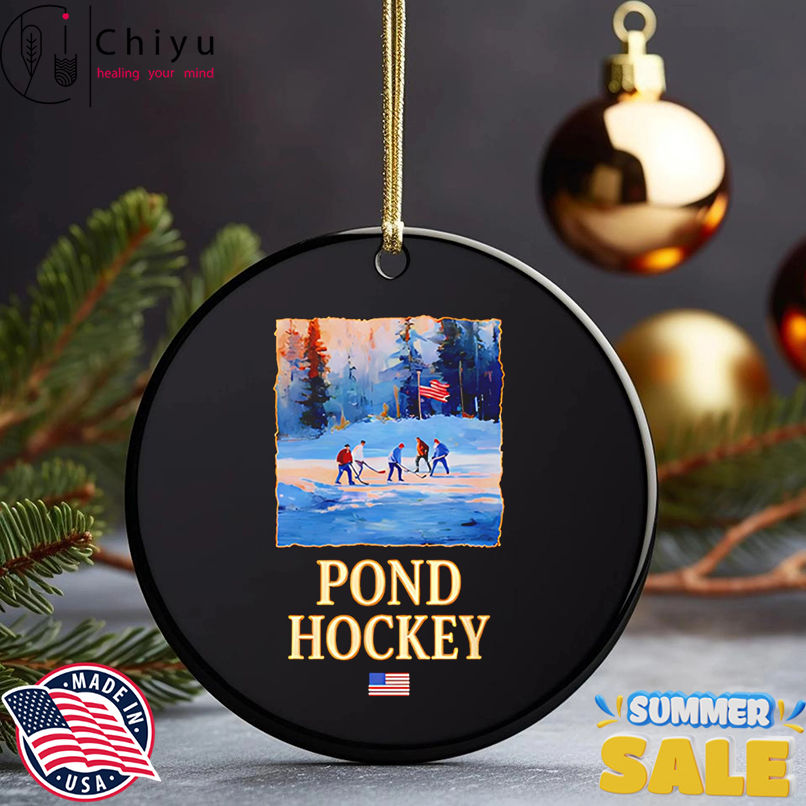 Pond Hockey playing golf shirt Pond Hockey playing golf shirt