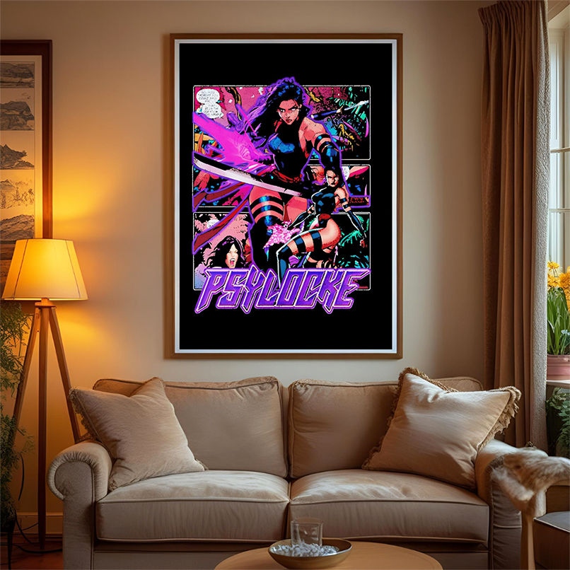 Psylocke Betsy Braddock Marvel Comics art shirt Psylocke Betsy Braddock Marvel Comics art shirt