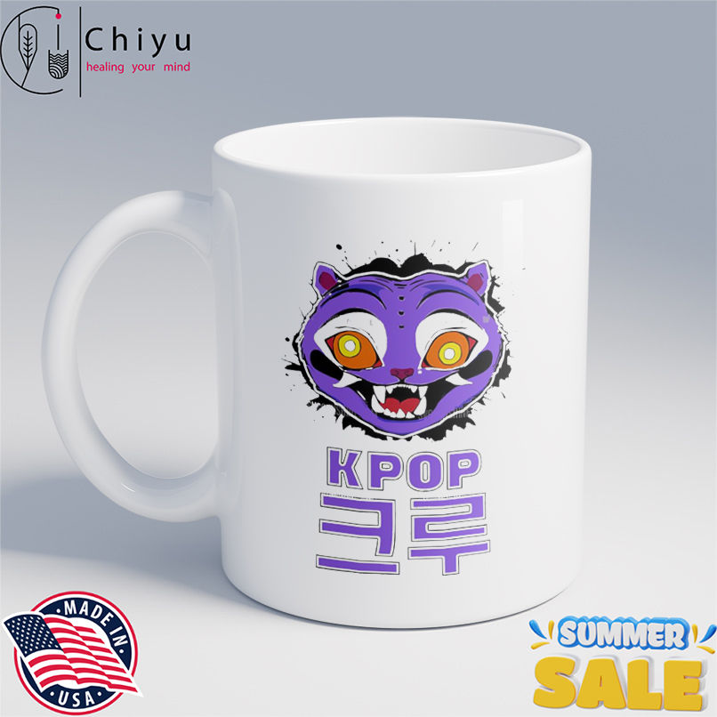 Purple Derpy Tiger KPop Demon Hunters Character shirt Purple Derpy Tiger KPop Demon Hunters Character shirt