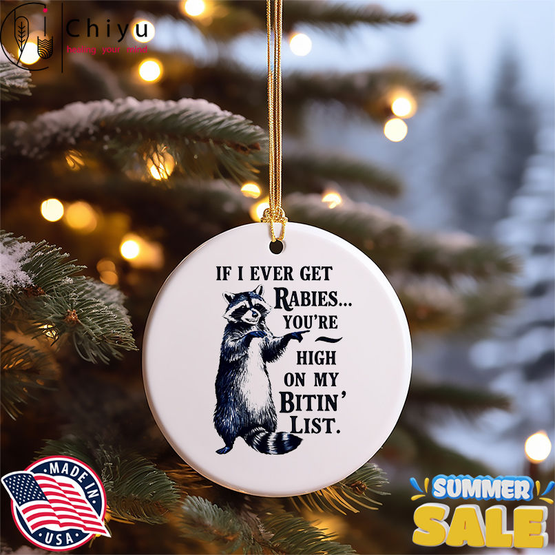 Raccoon If I Ever Get Rabies You're High On My Bitin' List vintage shirt