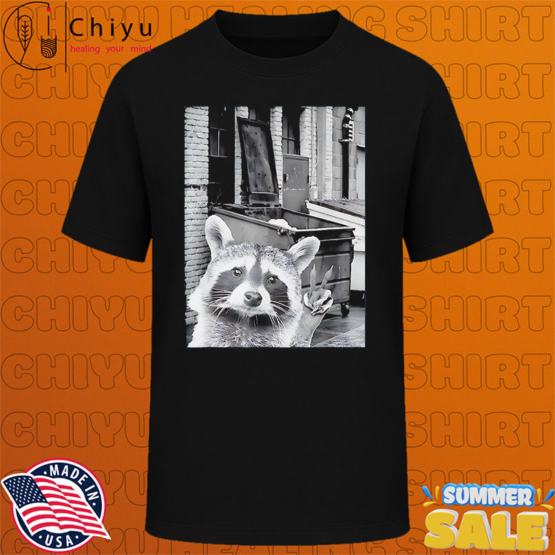 Raccoon Let's Get Trashed hello vintage shirt