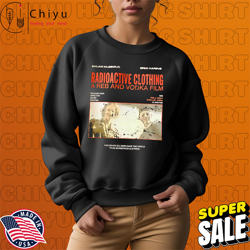 Radioactive Clothing A Reb And Vodka Film poster retro shirt Radioactive Clothing A Reb And Vodka Film poster retro shirt