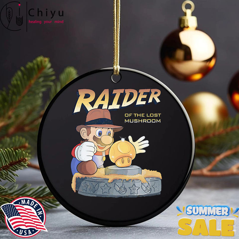 Raider of the lost mushroom Super Mario shirt