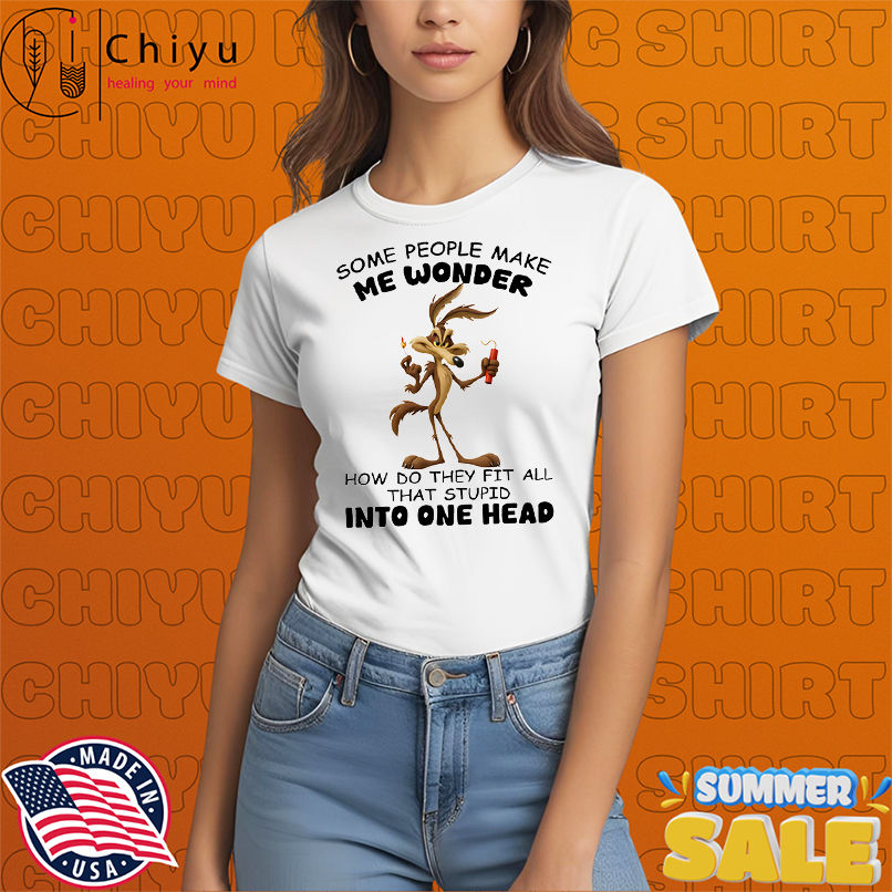 Ralph Wolf some people make me wonder how do they fit all that stupid into one head shirt