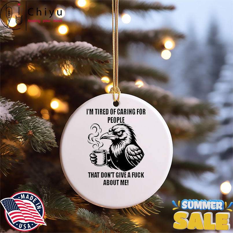 Raven I'm tired of caring for people that don't give a fuck about me shirt