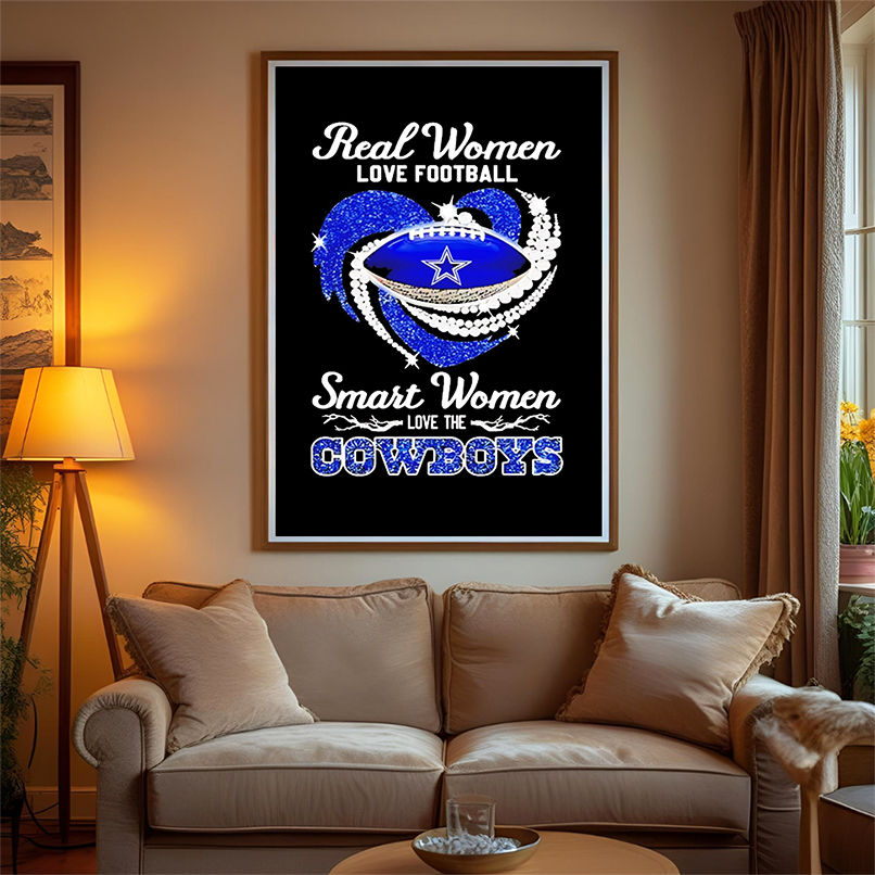 Real women love football smart women love the Cowboys shirt Real women love football smart women love the Cowboys shirt