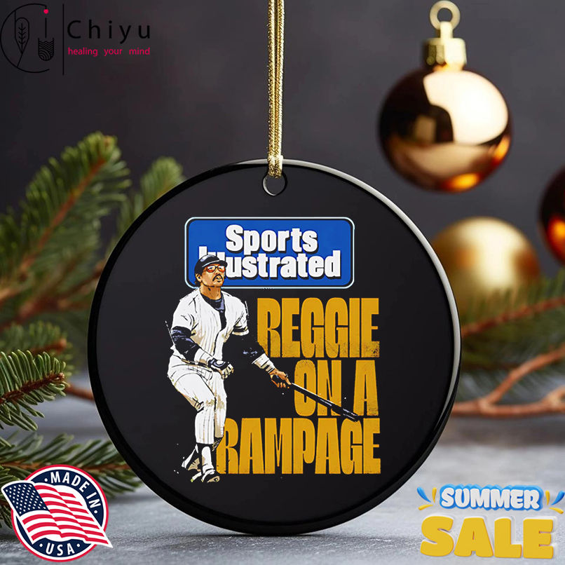 Reggie Jackson Sports Illustrated & New York Yankees Rampage shirt