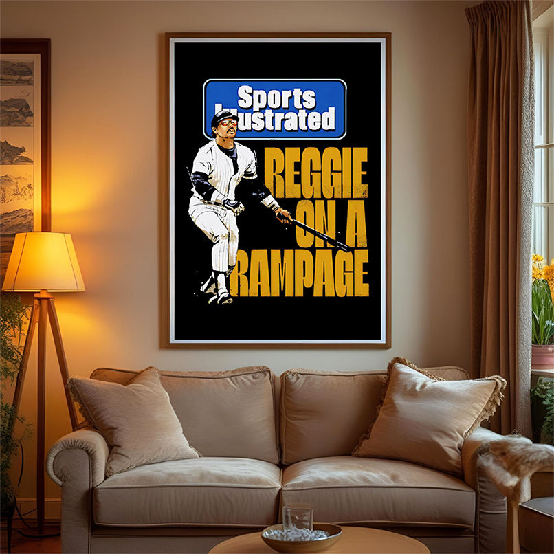 Reggie Jackson Sports Illustrated & New York Yankees Rampage shirt Reggie Jackson Sports Illustrated & New York Yankees Rampage shirt