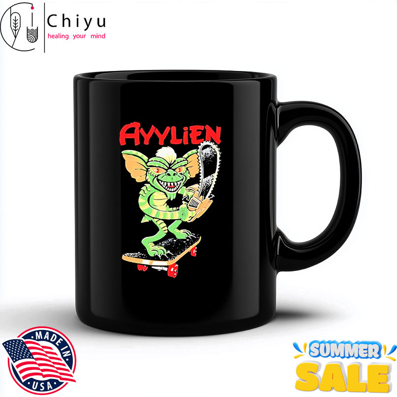 Rubberhose skateboarding gremlin ayylien shirt