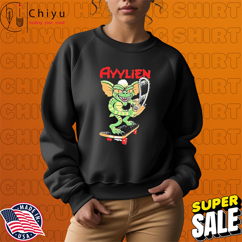 Rubberhose skateboarding gremlin ayylien shirt