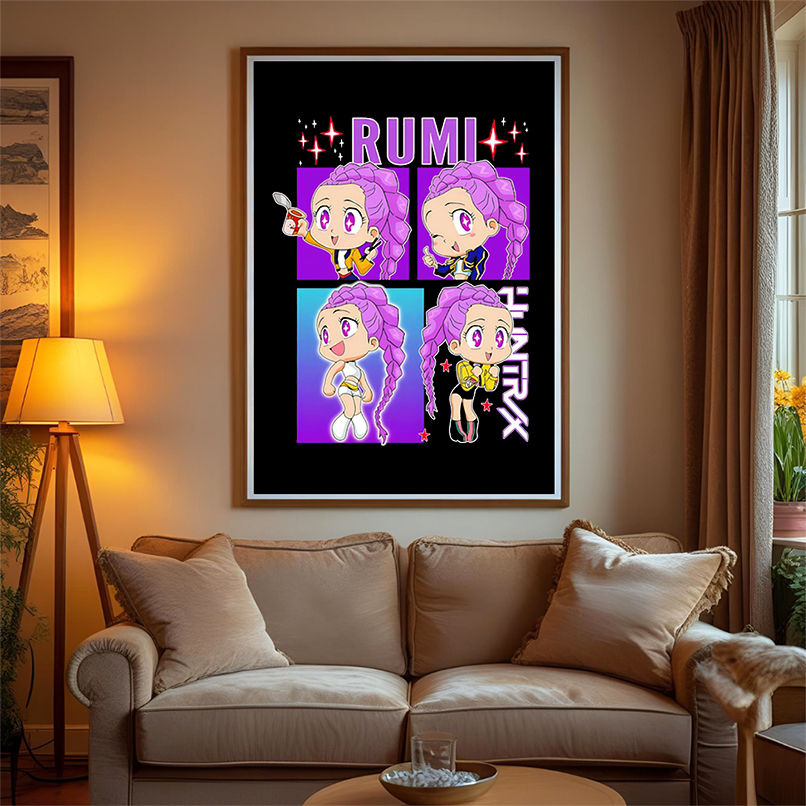Rumi Kpop Demon Hunters cartoon shirt Rumi Kpop Demon Hunters cartoon shirt