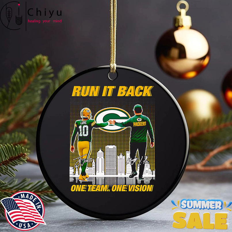 Run it back one team one vision Jordan Love and coach shirt Run it back one team one vision Jordan Love and coach shirt