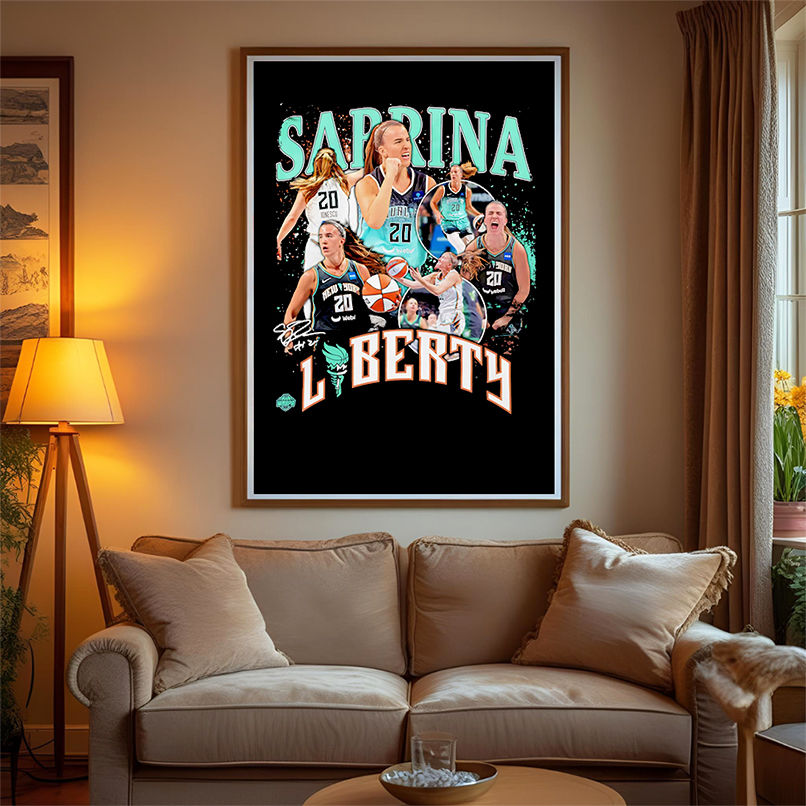 Sabrina Ionescu New York Liberty Crossroads player graphic shirt Sabrina Ionescu New York Liberty Crossroads player graphic shirt