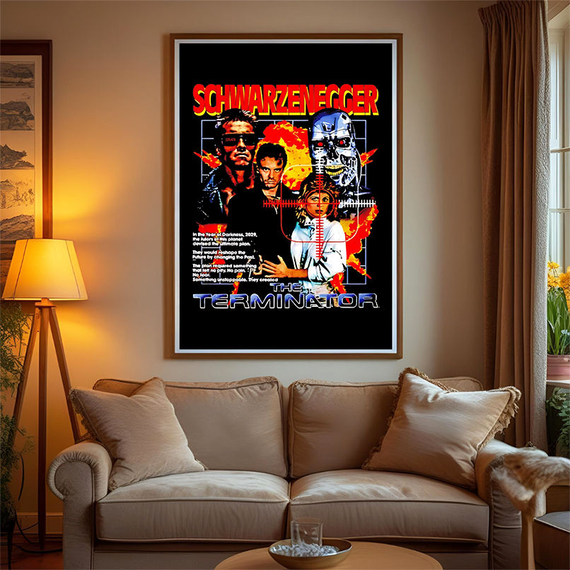 Schwarzenegger The Terminator graphic shirt Schwarzenegger The Terminator graphic shirt